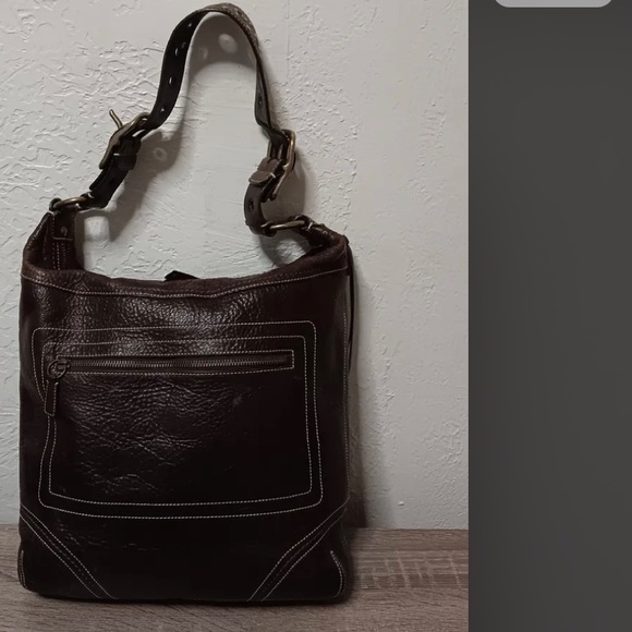 Coach Chelsea Lace Hobo Leather Shoulder Bag - Picture 3 of 7